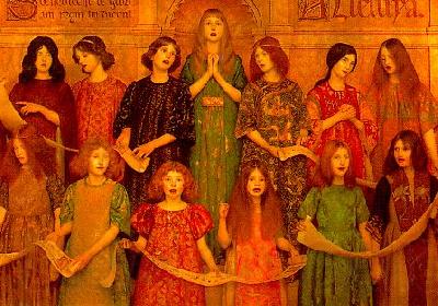 Thomas Cooper Gotch Alleluia France oil painting art